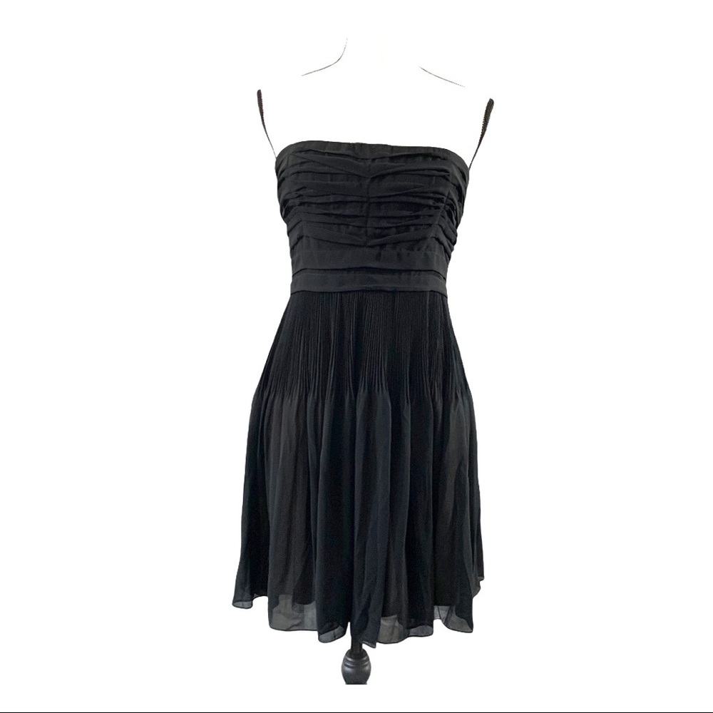 BCBGMaxAzria NWT Black Strapless Cocktail Dress 8